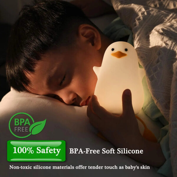 Cute Duck LED Squishy Night Light - Image 2