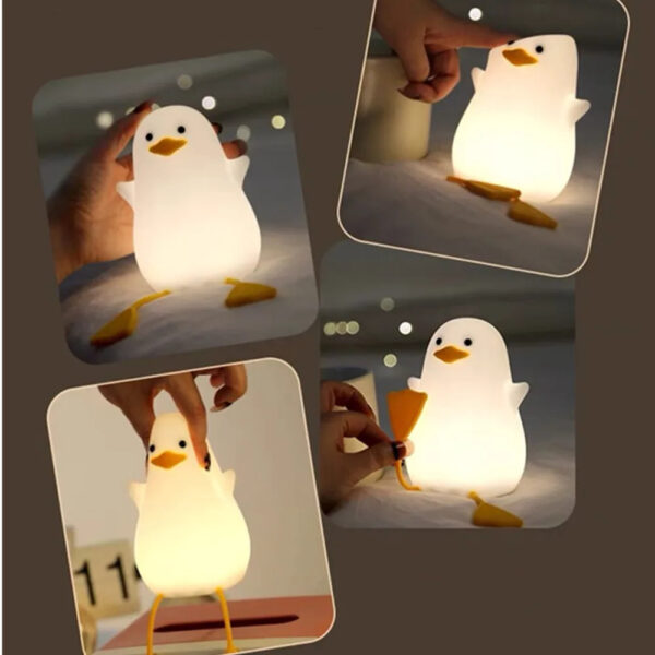 Cute Duck LED Squishy Night Light - Image 5