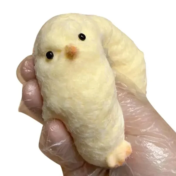 Handmade Ultra Soft Furry Chick Toy - Image 5