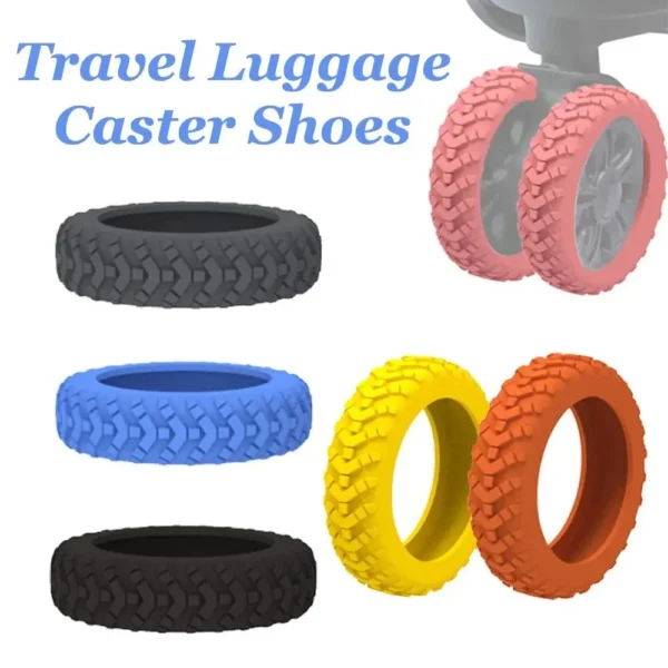 Luggage Suitcase Wheels Protection Covers (8 Pcs)