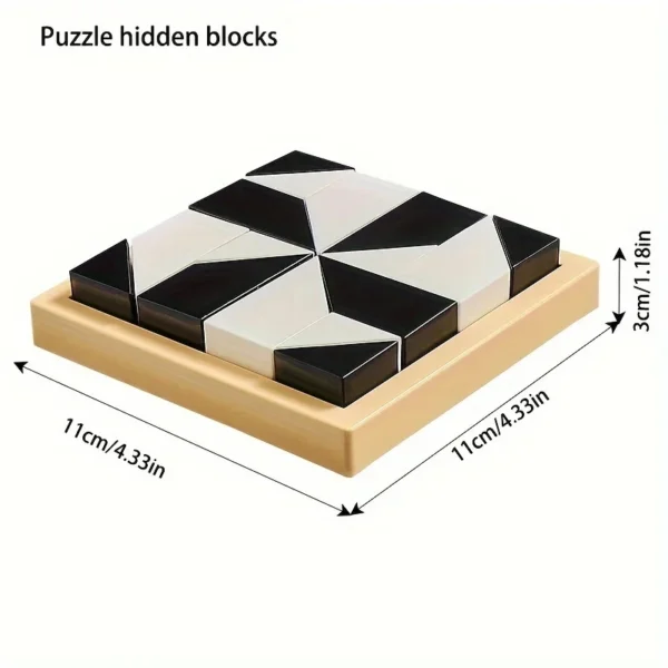 Spatial Thinking Hidden Building Blocks Puzzle Game - Image 2