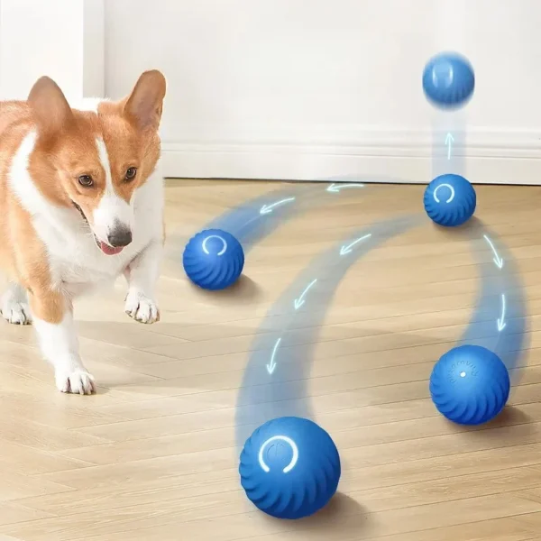 Interractive Motion Activated Rolling Ball Dog Toy - Image 2