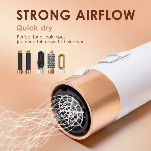 5 in 1 Professional Negative Ionic Hair Styler - Image 2