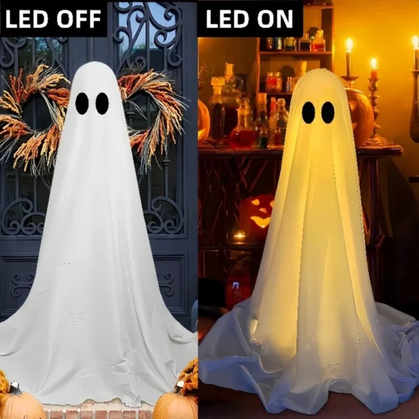 Light-Up Spooky Standing Ghosts with LED Light - Image 2