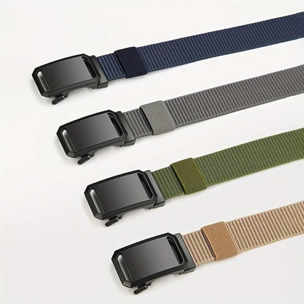 Tactical Automatic Canvas Buckle Belt - Image 2