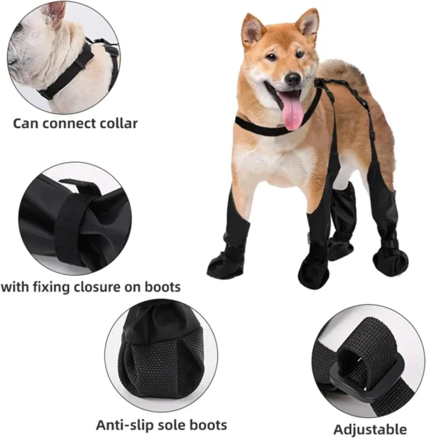 Waterproof Adjustable Suspended Dog Boots