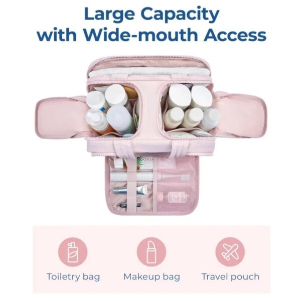 4-in-1 Puffy Multi-Functional Toiletry Bag for Women - Image 4