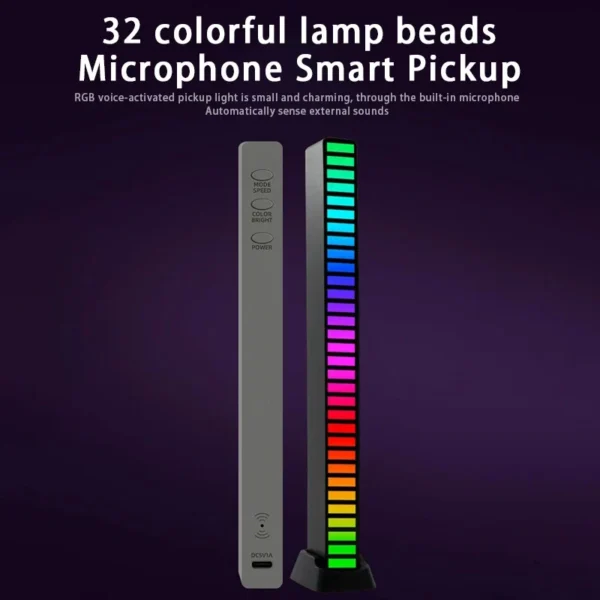 Wireless Sound Activated RGB Light Bar - Image 5