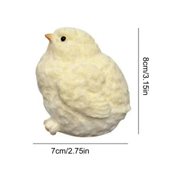 Handmade Ultra Soft Furry Chick Toy - Image 4