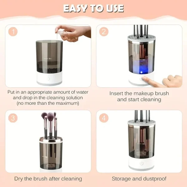 Automatic Electric Makeup Brush Sanitizer Cleaner - Image 2