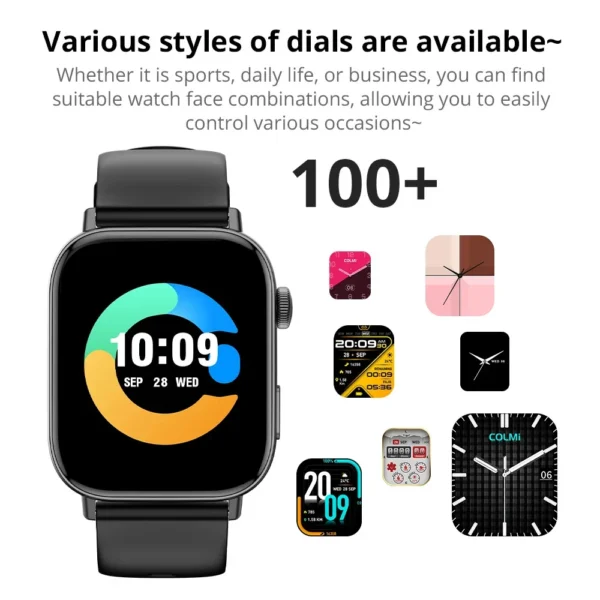 COLMI C8 Max AMOLED Fitness Tracking Smartwatch - Image 3