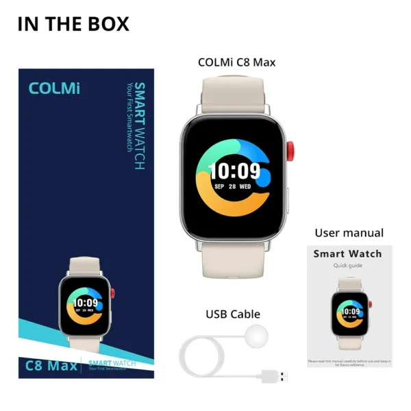 COLMI C8 Max AMOLED Fitness Tracking Smartwatch - Image 5