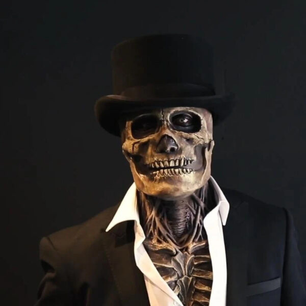 Full Head Skeleton Halloween Mask - Image 3