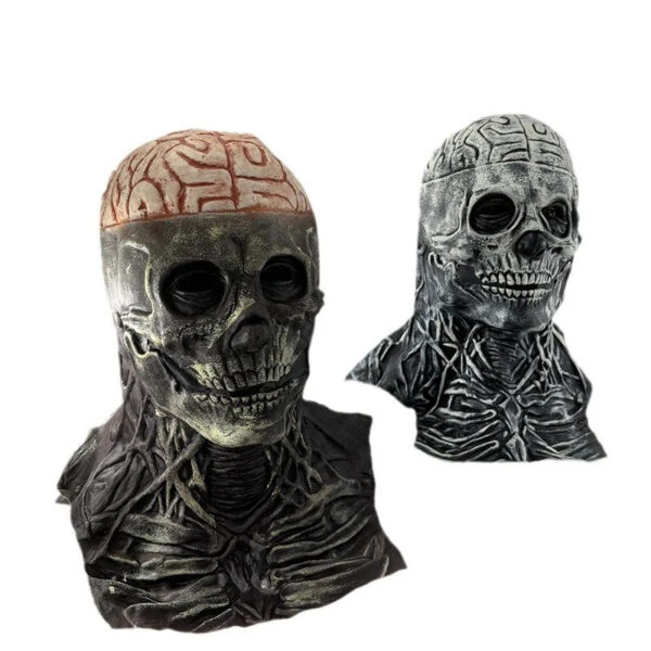 Full Head Skeleton Halloween Mask - Image 4