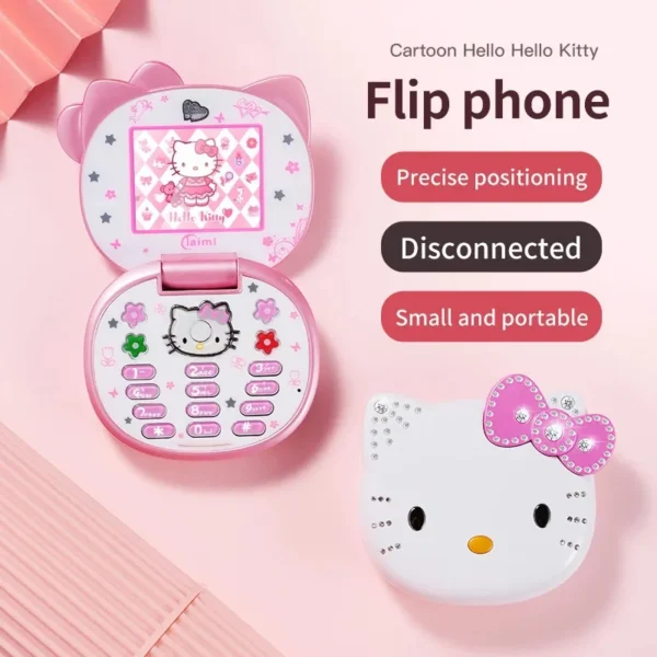 Hello Kitty Cute Mini Flip Phone