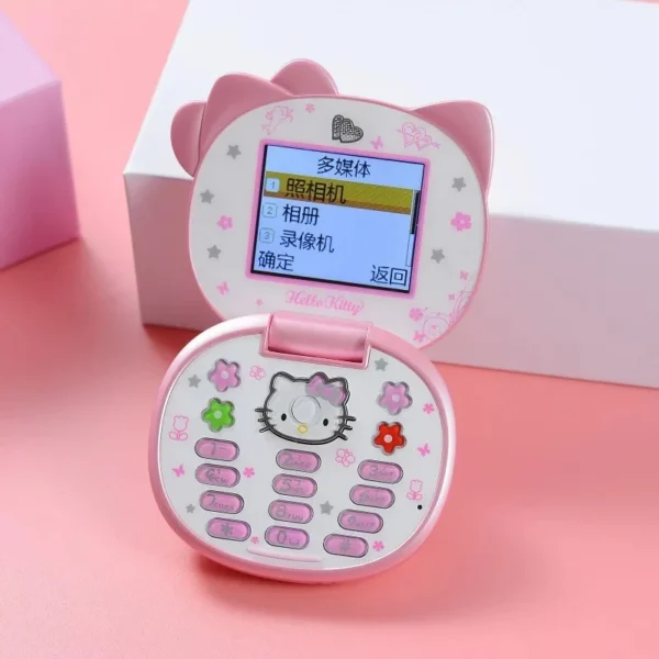 Hello Kitty Cute Mini Flip Phone - Image 3