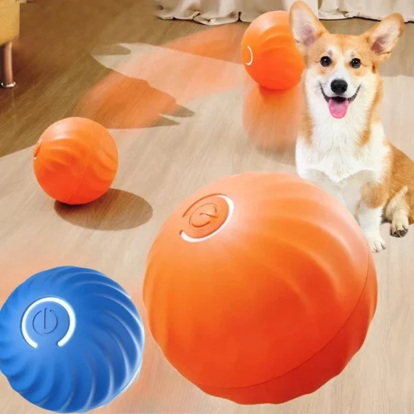 Interractive Motion Activated Rolling Ball Dog Toy - Image 5