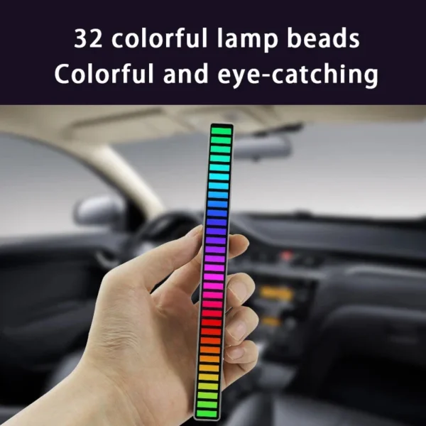 Wireless Sound Activated RGB Light Bar