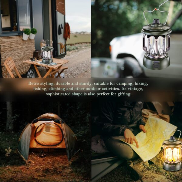 Rechargeable Waterproof Retro Camping Lamp - Image 6