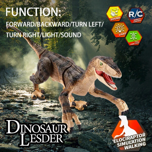 Remote Control Walking Robot Dinosaur Toy - Image 5