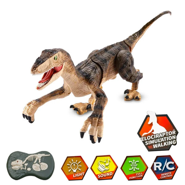 Remote Control Walking Robot Dinosaur Toy - Image 3