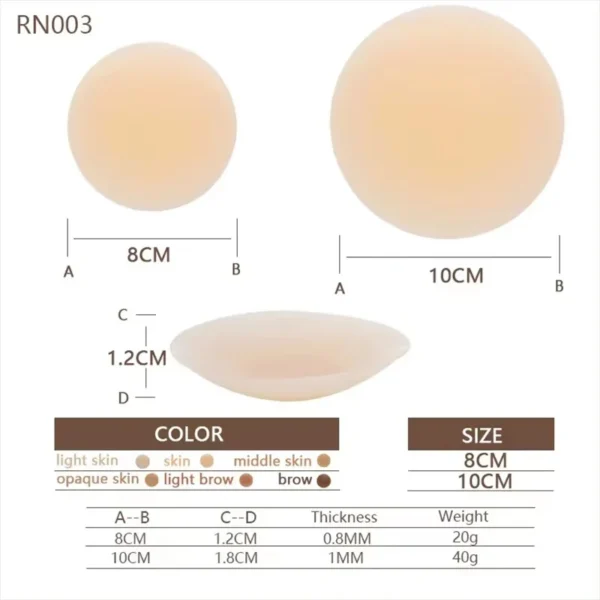 Seamless Ultra Thin Invisible Bra Nipple Cover - Image 5