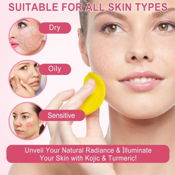 Turmeric Kojic Acid Cleansing Pads - Image 5