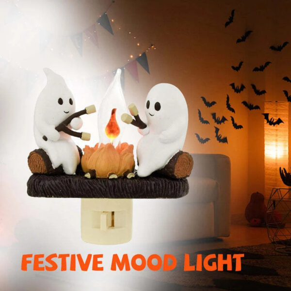 Halloween Ghost Campfire Night Light