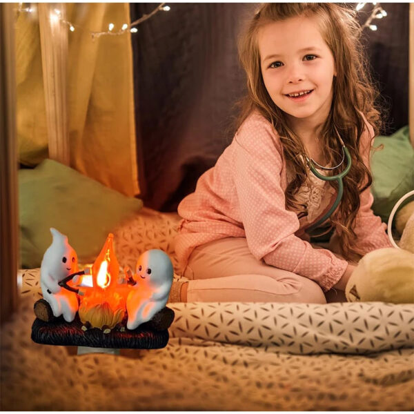 Halloween Ghost Campfire Night Light - Image 4