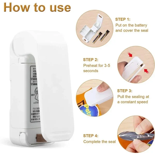 Portable Mini Heat Bag Sealer - Image 2