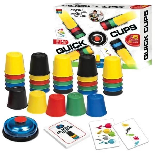 Quick Cups Challenge – Stacking Cups Game for Kids & Adults