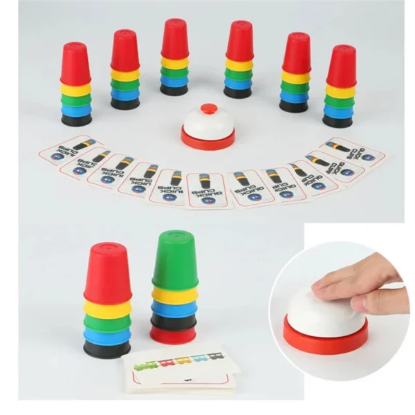 Quick Cups Challenge – Stacking Cups Game for Kids & Adults - Image 3