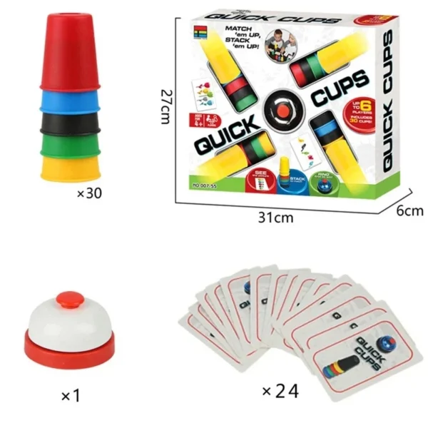 Quick Cups Challenge – Stacking Cups Game for Kids & Adults - Image 5