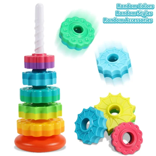 Rainbow Stacking Toys - Image 6