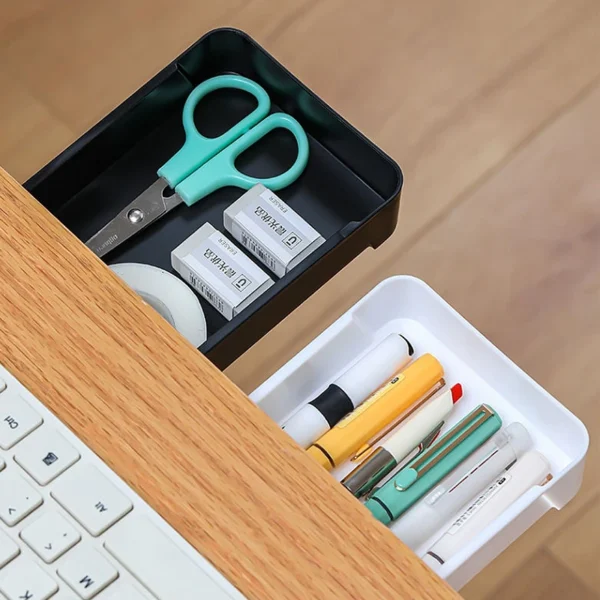 Self-Adhesive Under Desk Storage Drawer - Image 3